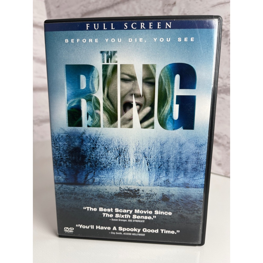 The Ring DVD Full Screen Naomi Watts DreamWorks 2002 Horror Movie Y2K Cult